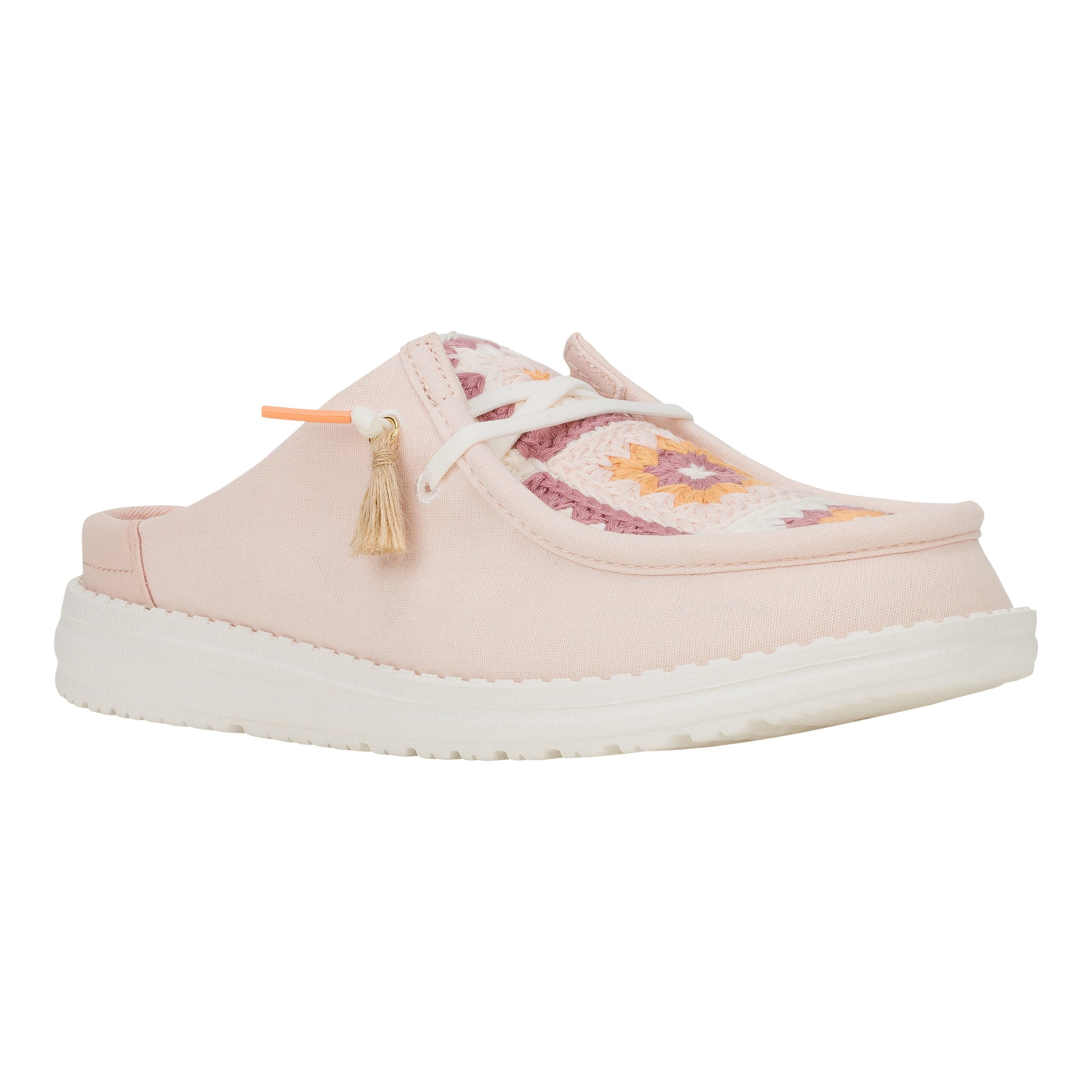 Wendy Slip Cottage Crochet - Pale Pink/Multi - Image 7