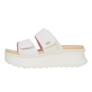 Delray Slide Eyelet - White
