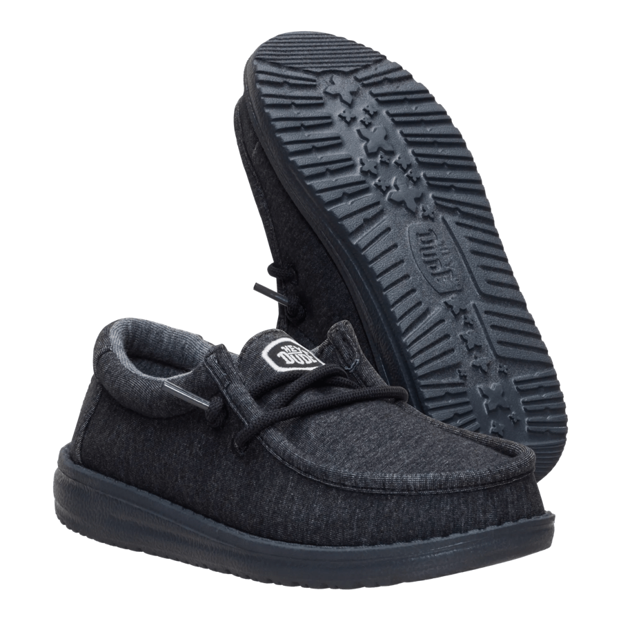 Wally Youth Stretch Jersey - Black - Image 3